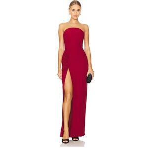 x Revolve Wolfe Gown in Carnelian